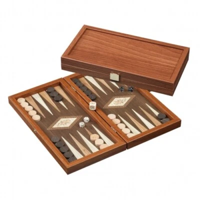 Kythira - klein - Backgammon - Walnussoptik - Bild 1 von 4