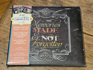 TAPESTRY Scrapbook KIT x CR Gibson 8”x 8” Black MEMORIES MADE New Flawed - Picture 1 of 10