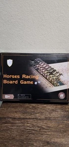 Jyquorp Horse Race Board Game Racing Game Thickened Solid Wood with 11 Horses - Picture 1 of 8