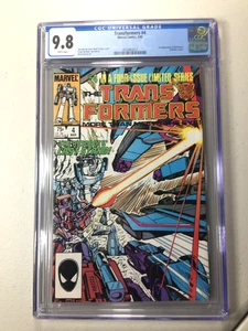 TRANSFORMERS #4 CGC 9.8 - 1st SHOCKWAVE MARVEL COMICS - 1985 HIGH POP GRADE - Picture 1 of 4