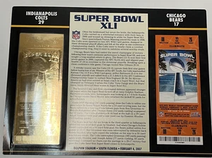 2007 Super Bowl XLI Ticket Stub - Picture 1 of 15