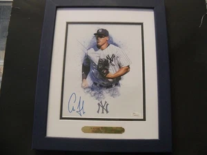 AARON JUDGE SIGNED 8 X 10 FRAMED PHOTO JSA WITNESSED AUTHENTICATION - Picture 1 of 4
