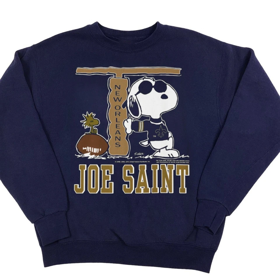 New Orleans Joe Saint NFL Joe Genial Sudadera Básica Camisa Azul Marino RM2318 Foto 1 de 1
