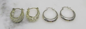 Misc. Lot of 2 Sterling Silver Dangle/Drop Earrings ~ 7.5g ~ 3-D419 - Picture 1 of 5