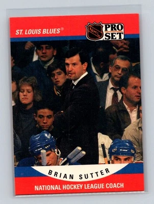 1990-91 Pro Set #676 Brian Sutter St. Louis Blues EUR Foto 1 de 2