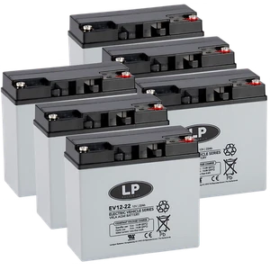 Bleiakku 72V 22Ah (6x 12V 22Ah) kompatibel SXT Raptor V3 zyklenfest - Bild 1 von 8