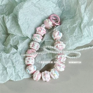 Colorful Bag Pendant Keychain Bowknot Phone Charm Rope New Phone Lanyard - Photo 1 sur 16