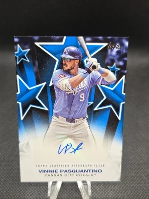 2025 Topps Series 1 Baseball Stars Blue Vinnie Pasquantino Auto #BSA-VP Royals - Image 1 of 2