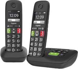 Gigaset E290A DUO 2 Bezprzewodowe telefony DECTT dla seniorów z dużymi przyciskami AB - Zdjęcie 1 z 4