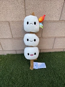 NWT Squishables Comfort Food Smores Marshmallow Stick Detachable 24" PLUSH  - Picture 1 of 14