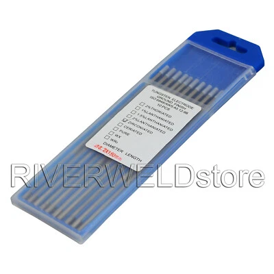 0.8 Zirconiate?d WZ8 Electrodo de tungsteno de soldadura TIG blanco 3.2x150mm 10PK Foto 1 de 4