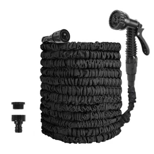 Expandable Garden Hose Pipe Anti Kink With 7 Function Water Spray Gun Magic Hose - Picture 1 of 6