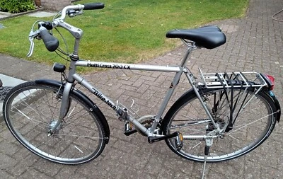 Crossbike Bike Tech Multicross Tange Infinity Shimano 700CX Herren 54 cm silber - Bild 1 von 4