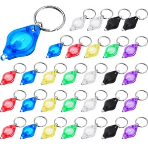 Trnayi 30 Pieces LED Keychain Light Mini Keychain Flashlights - Picture 1 of 12