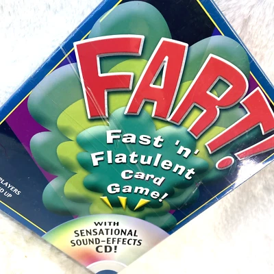 FART Fast n Flatulent Card Game with CD Game Fun Teen Adult Games New Sealed - Image 1 of 4