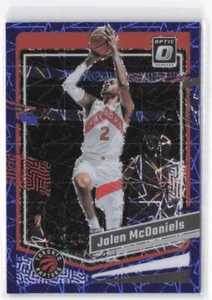 2023-24 Donruss Optic Jalen McDaniels #79 Blue Velocity - Picture 1 of 2