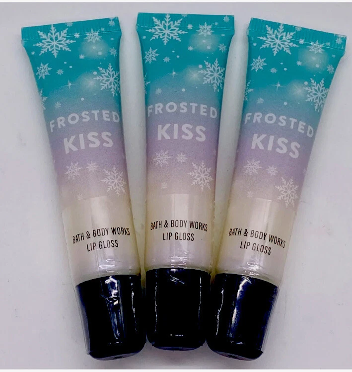 Pack de 3 Brillos Labiales Bath & Body Works FROSTED KISS 14 ml/0,47 ml Foto 1 de 1