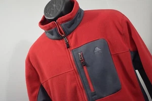 VTG Nike ACG Fleece Jacket Therma Fit Red Full Zip Performance Hiking Mens Large - Picture 1 of 9