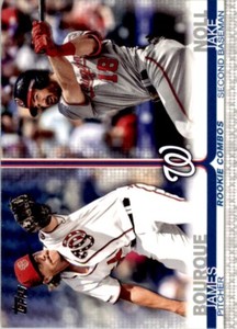 2019 Topps Update Jake Noll/James Bourque . Washington Nationals #US210