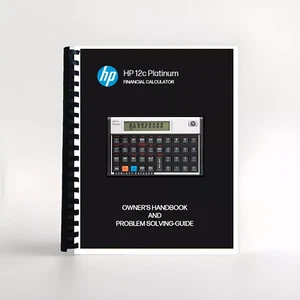 HP 12C Platinum Owner’s Handbook and Problem-Solving Guide - Picture 1 of 4
