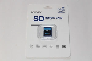 Unirex SDHC Card 64GB Class 10 (UHS-1) Memory Card Speed up to 50MB/s - Picture 1 of 2