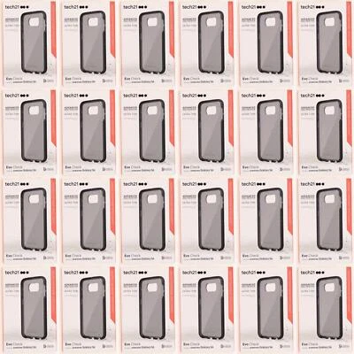 LOT OF 25 Tech21 Case Samsung Galaxy S6 - Smokey Black Smokey Grey Galaxy S6 - Image 1 of 4