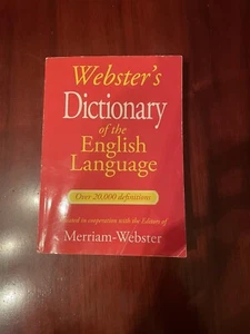 Webster's Dictionary of the English Language 20000+ definitions Merriam BOGO - Picture 1 of 2