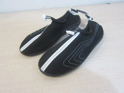 FRISKY SLIP ON WATER SHOES, WOMENS SZ LARGE 9-10, BLACK/WHITE POOL/SWIM FREE S&H - Image 1 of 4