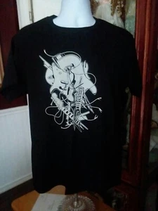 Mens M Black T Shirt Short Sleeve 100% Cotton NWOT - Picture 1 of 7