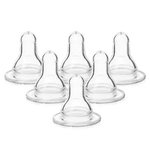 6 pack Evenflo Balance+ standard Neck Bottle Nipples Fast Flow X-Cut (MEDIUM) - Picture 1 of 9