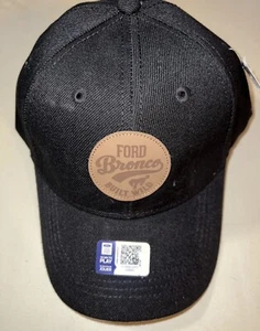 Gorra Ford Bronco Carretera Abierta Negro Ajustable Sombrero Construido Wild Ball Gorra NUEVA - Imagen 1 de 3