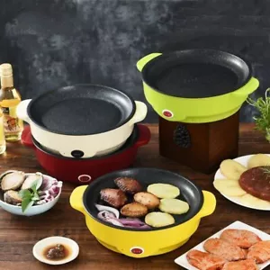 Electric Skillet Non-stick Frying Pan 1-2 Person Portable Small Pot Firepower - Picture 1 of 12