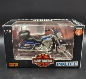 Maisto Series 4 Harley Davidson Motorcycle Virginia State Police 1:18 #31360 - Picture 1 of 8