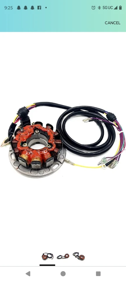 Estator de moto acuática para Polaris SL 780/SLX 780/SLT 780 1995 1996 1997 3240270 3240216 Foto 1 de 1