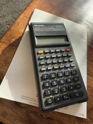 Sharp EL-531GH Scientific Calculator D.A.L with Sliding Cover Vintage Issues - Image 1 of 4