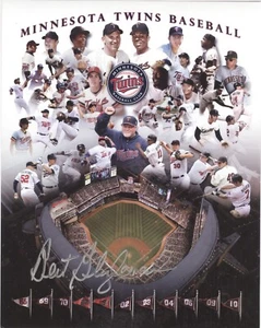 Autographed 8 x 10 Color Glossy Photo: Bert Blyleven Minnesota Twins Highlights - Picture 1 of 1