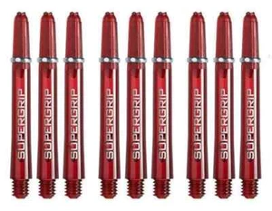 3 Sets Harrows SuperGrip Short Dart Shafts - Ships w/ Tracking – Red - Picture 1 of 1