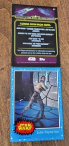 2015 SDCC TOPPS STAR WARS LUKE SKYWALKER MARK HAMILL PREVIEW PROMO CARD - Picture 1 of 1