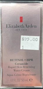 Elizabeth Arden Retinol + HPR Ceramide Rapid Skin Renewing Water Cream 1.7 fl oz - Picture 1 of 1
