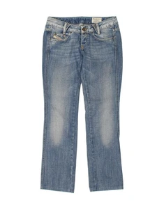DIESEL Womens Loopy Straight Jeans W27 L30 Blue Cotton CB92 - Picture 1 of 3