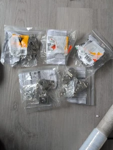 10 PackSoft Close Cabinet Hinges Nickel 35mm 105 Degree 1-1/4 in Overlay Hidden  - Picture 1 of 5