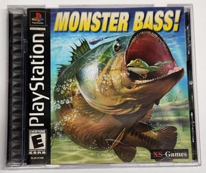 Monster Bass! (Sony Playstation, PS1, 2002) Completo con Manual, Probado - Imagen 1 de 6