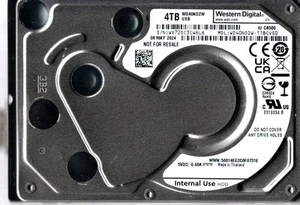WD40NDZW-11BCVS0 S/N : WX72D WESTERN DIGITAL 4 To Thaïlande mai 2024 - Photo 1/2