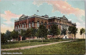 1910s BISMARCK, North Dakota Postcard "State Capitol" Building View / Unused - Picture 1 of 2