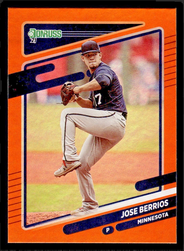 2021 Donruss Jose Berrios Holo Orange #164 - Minnesota Twins - Image 1 of 1