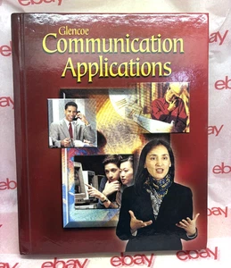 🏠 GLENCOE COMMUNICATION APPLICATIONS Hardcover Book Excellent Condition - Picture 1 of 12