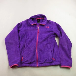 The North Face Jacket Girls Large 14/16 Long Sleeve Full Zip Fleece Pockets - Picture 1 of 11