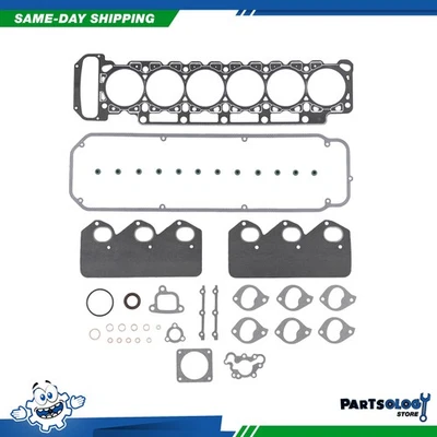 Juego de culatas DNJ HGS879 para 85-93 BMW 535i L7 3,5 L L6 SOHC M30 Foto 1 de 4