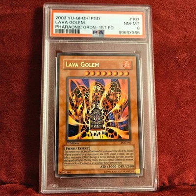 Lava Golem PGD-107 Pharaonic Guardia 1st Edition PSA 8 Graded - Image 1 of 2