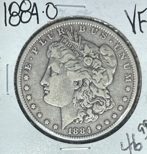 1884-O MORGAN SILVER DOLLAR ~ VF ~NICE COIN~ - Picture 1 of 2